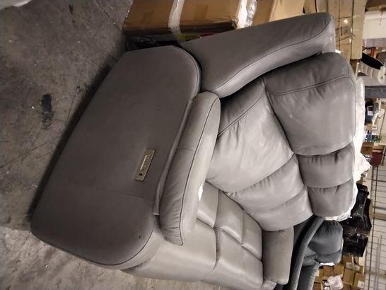 QUALITY G PLAN KINGSBURY 3 SEATER ELECTRIC RECLINING SOFA IN DALLAS CHARCOAL LEATHER 