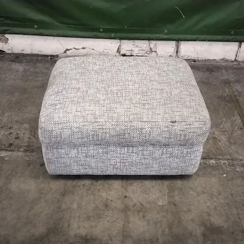 QUALITY BRITISH DESIGNED & MANUFACTURED G PLAN STORAGE FOOTSTOOL GREY FABRIC 