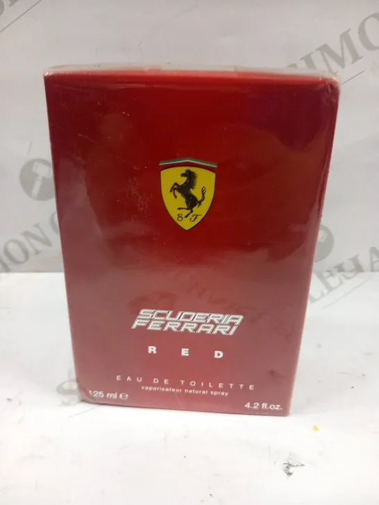 BOXED AND SEALED SCUDERIA FERRARI RED EAU DE TOILETTE 125ML