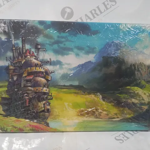 STUDIO GHIBLI'S HOWL'S MOVING CASTLE CANVAS PAINTING