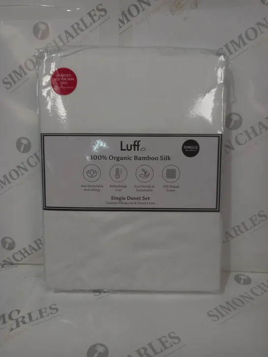 LUFF ORGANIC BAMBOO SILK DUVET SET - SINGLE