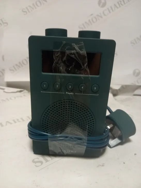 JOHN LEWIS SOLO PORTABLE DAB+/FM DIGITAL RADIO, MALLARD GREEN