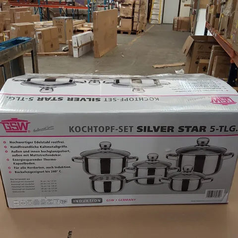 BOXED GSW STAINLESS STEEL COOKWARE (1 BOX)