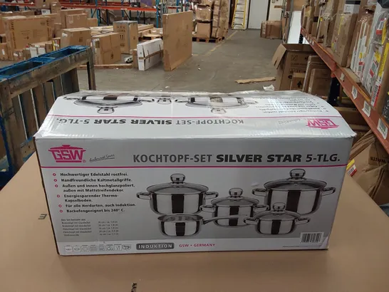 BOXED GSW STAINLESS STEEL COOKWARE (1 BOX)