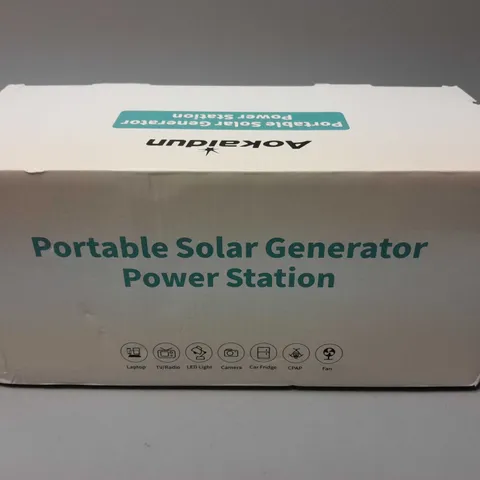 BOXED AOKAIDUN PORTABLE SOLAR GENERATOR POWER STATION (45000mAh)