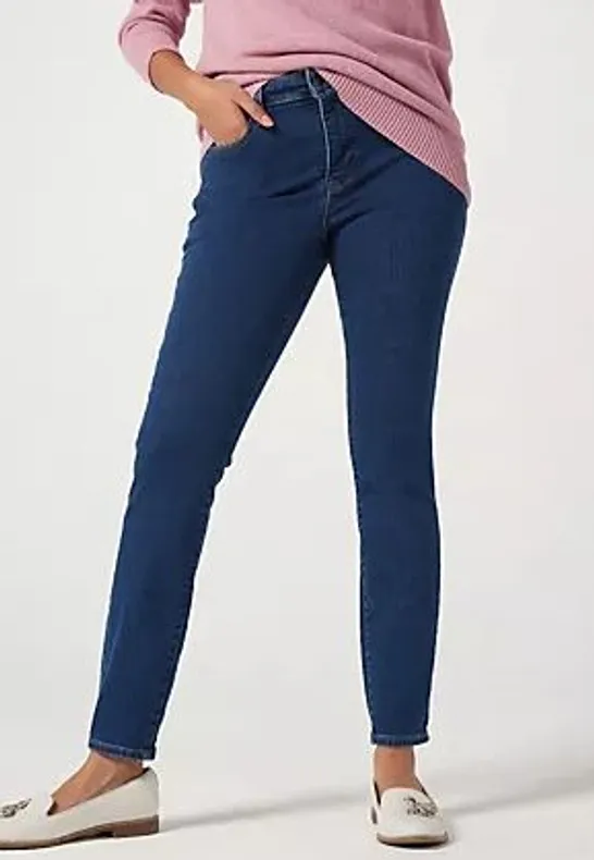 NYDJ AMI SKINNY JEAN MID BLUE SIZE 10