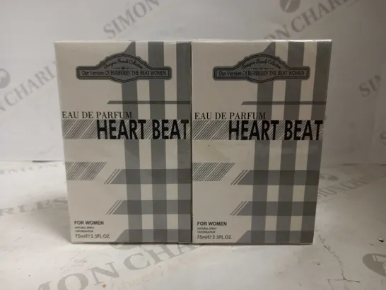 LOT OF 12 DFC HEART BEAT EDP 75ML