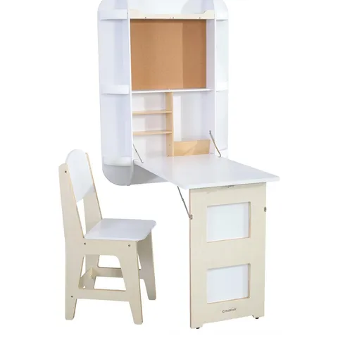 ARCHES FLOATING WALL DESK & CHAIR SET  - COLLECTION ONLY 