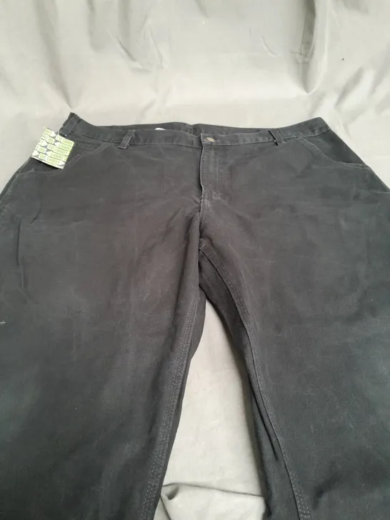 CARHARTT BLACK BAGGY CHINOS - 40X30