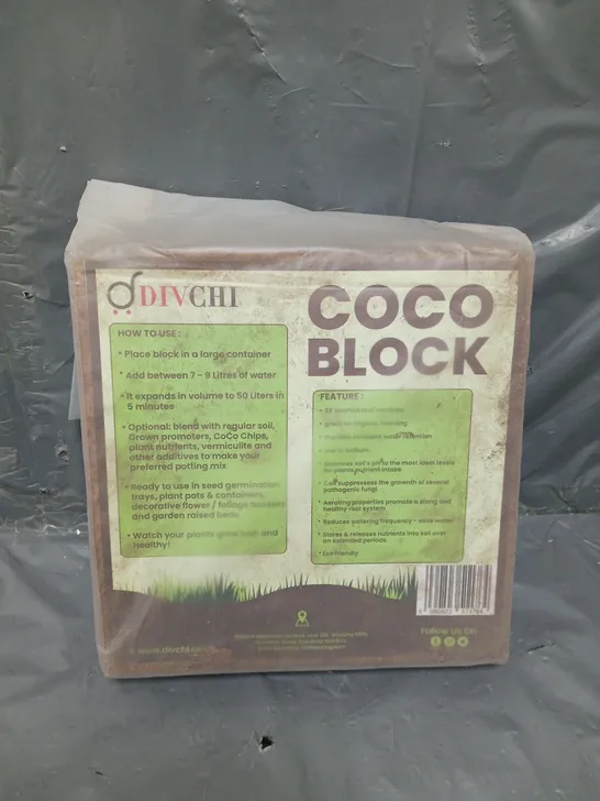 DIVCHII COCO BLOCK (3.5kg) - COLLECTION ONLY