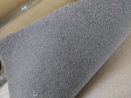 ROLL OF QUALITY TUDOR TWIST REGAL CLASSIC STONE CARPET APPROXIMATELY 4M × 10.9M 