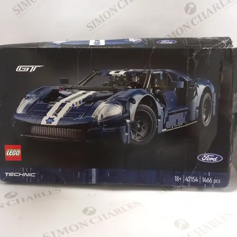 BOXED LEGO 42154 TECHNIC 2022 FORD GT 