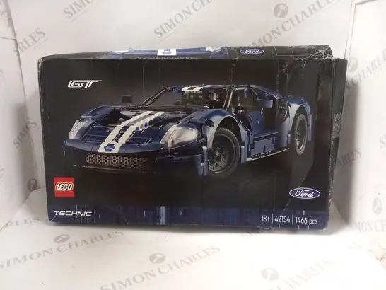 BOXED LEGO 42154 TECHNIC 2022 FORD GT 