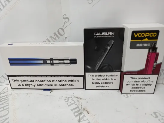 BOX OF APPROXIMATELY 20 ASSORTED E-CIGARETTES