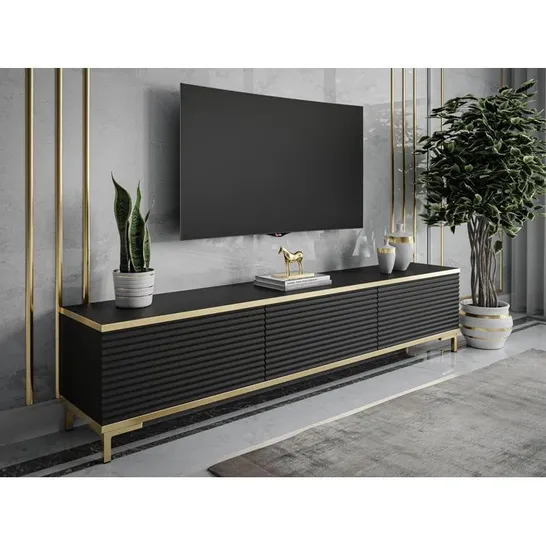 BOXED ALEETA TV STAND FOR TVS UP TO 65" (2 BOXES)