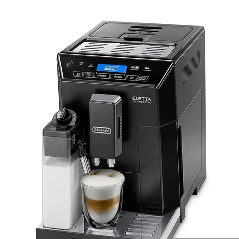 BOXED DELONGHI ELETTA CAPPUCCINO, AUTOMATIC BEAN TO CUP COFFEE MACHINE, WITH AUTO MILK,  ECAM44.660.B