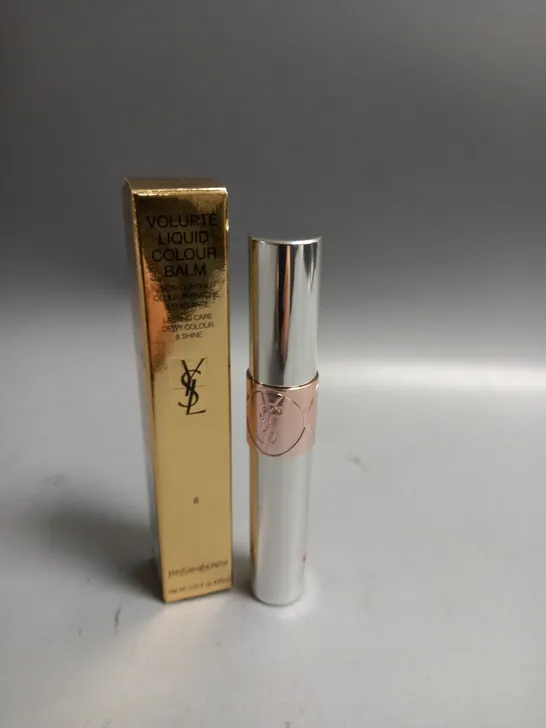 BOXED YVES SAINT LAURENT VOLUPTE LIQUID COLOUR BALM EXCITE ME PINK 6ML