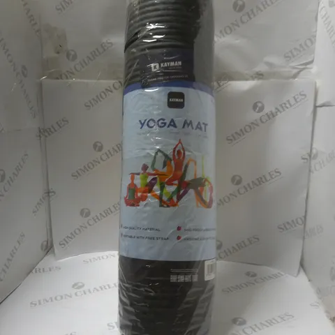 SEALED KAYMAN YOGA MAT IN BLACK