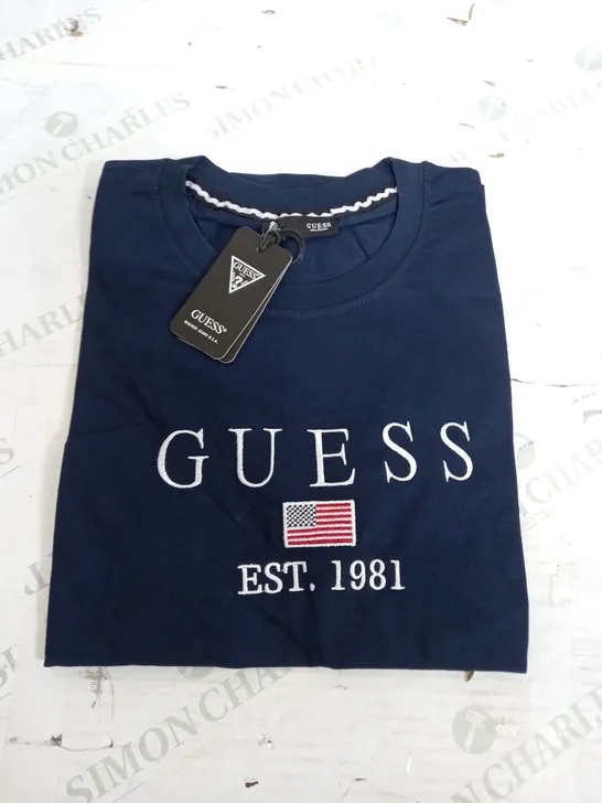 GUESS NAVY T-SHIRT - XXL