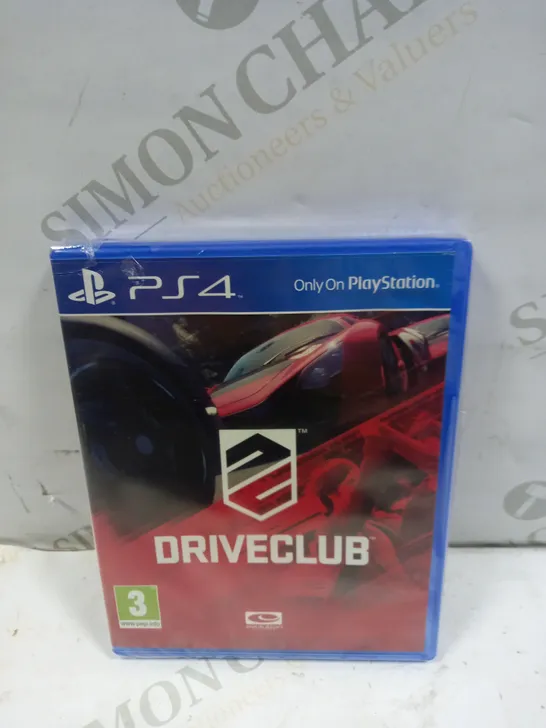 SEALED DRIVECLUB ON PS4