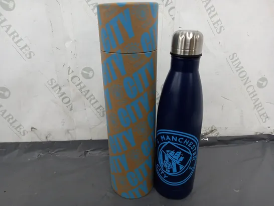 BOXED OFFICIAL MANCHESTER CITY BOTTLE