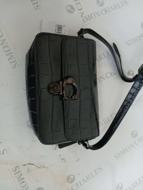 COACH BLACK SHOULDER BAG WITH PROTECTIVE BAG