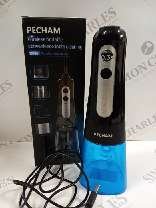 BOXED PECHAM WIRELESS PORTABLE ORAL IRRIGATOR 