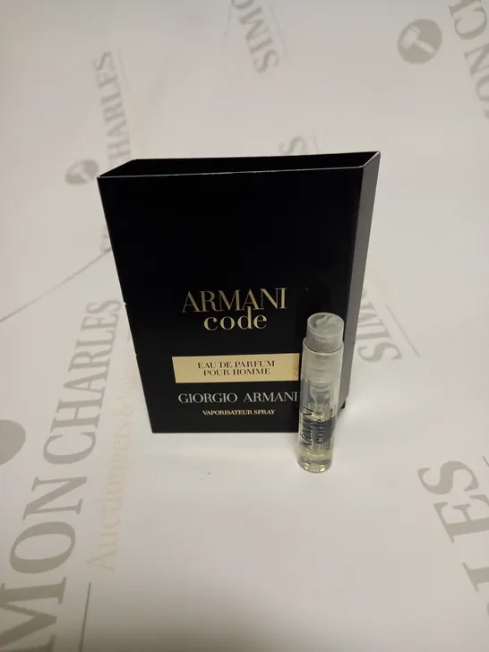 ARMANI CODE EAU DE PARFUM POUR HOMME  - SET OF 50 X 1.2ML