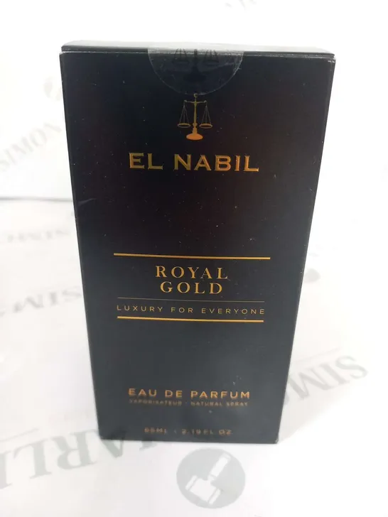 BOXED EL NABIL ROYAL GOLD EAU DE PARFUM 50ML 