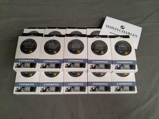 LOT OF 15 BOXED STOPWATCHES