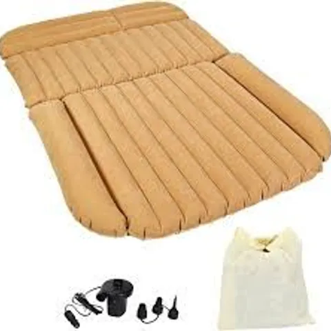 BOXED COSTWAY INFLATABLE SUV AIR BACKSEAT MATTRESS FLOCKING TRAVEL PAD W/PUMP CAMPING TRAVEL