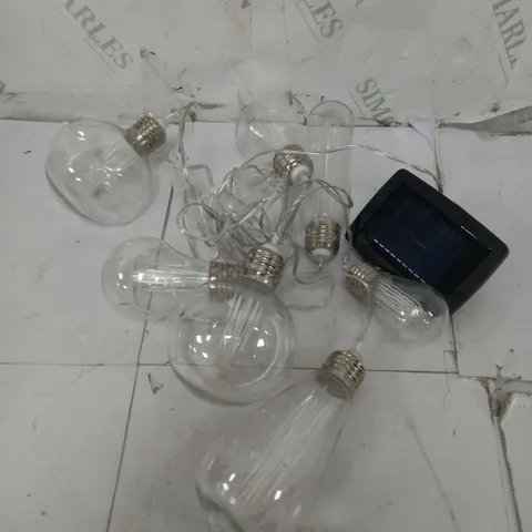 SOLAR BULB STRING LIGHTS 