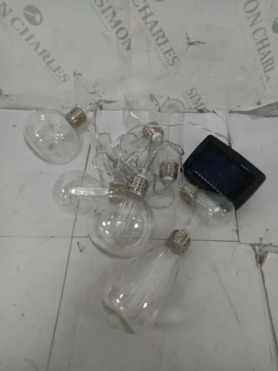 SOLAR BULB STRING LIGHTS 