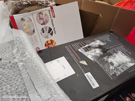 PALLET OF ASSORTED ITEMS, INCLUDING, INSTANT POT 7 IN 1 PRESSURE COOKER, ELECTRONIC DART BOARD, PICTURE FRAME, ELECTRIC POTATOEPEELER, GLITTER TOILET SEAT