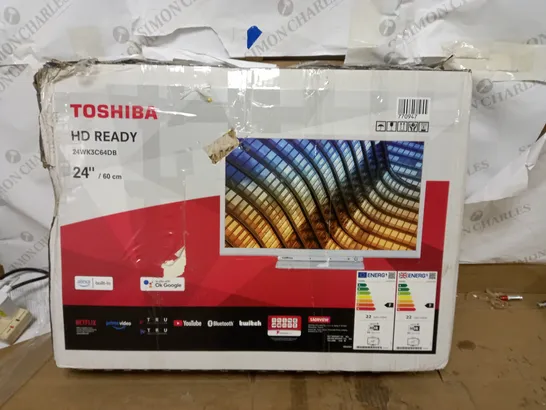 TOSHIBA 24WK3C64DB 24-INCH 720P SMART TV-COLLECTION ONLY