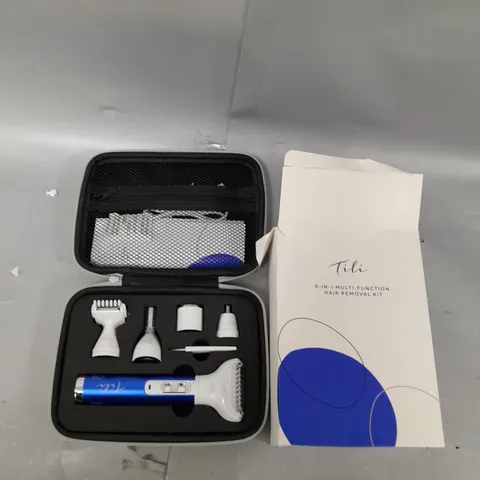 TILI 5-IN-1 MULTI-FUNCTION HAIR REMOVAL KIT - NAVY BLUE 