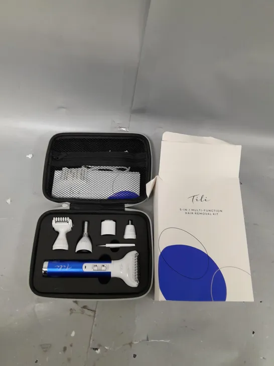 TILI 5-IN-1 MULTI-FUNCTION HAIR REMOVAL KIT - NAVY BLUE 