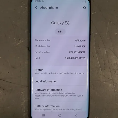 SAMSUNG GALAXY S8 SMARTPHONE 