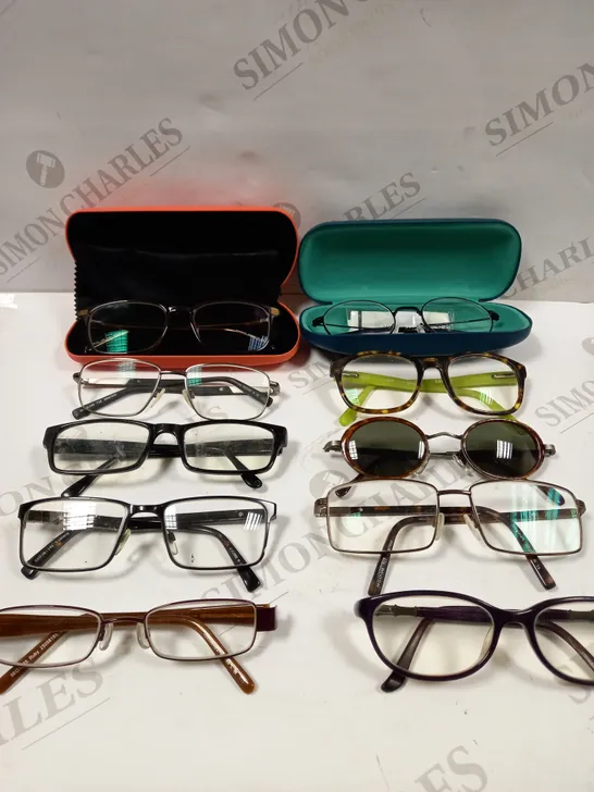 BOX OF 10 ASSORTED EYE & SUNGLASSES IN VARIOUS STYLES	