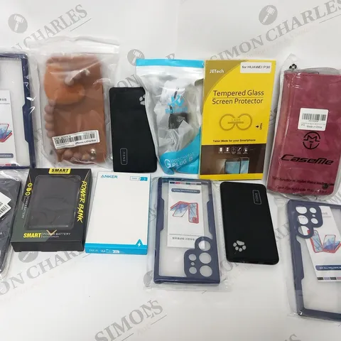 LARGE QUANTITY OF ASSORTED MOBILE PHONES ACCESSORIES TO INCLUDE; CASES AND POWERBANKS