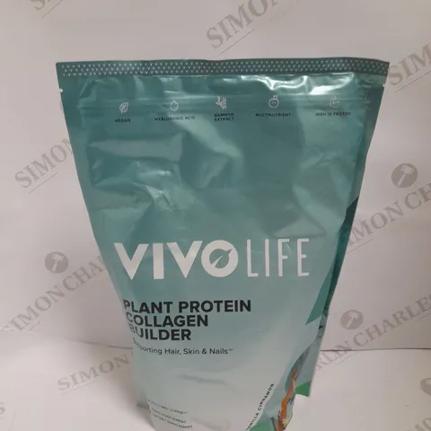 VIVO LIFE PLANT PROTEIN COLLAGEN BUILDER 900G - VANILLA CINNAMON 