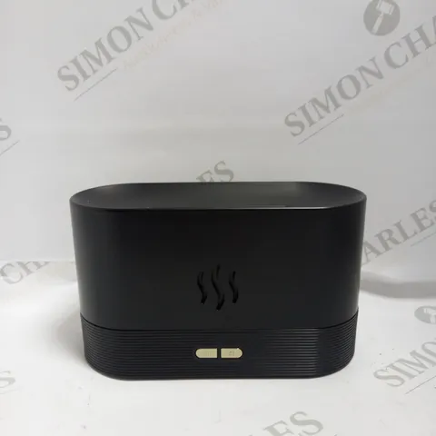 COLORFUL FLAME AIR AROMA DIFFUSER HUMIDIFIER IN BLACK