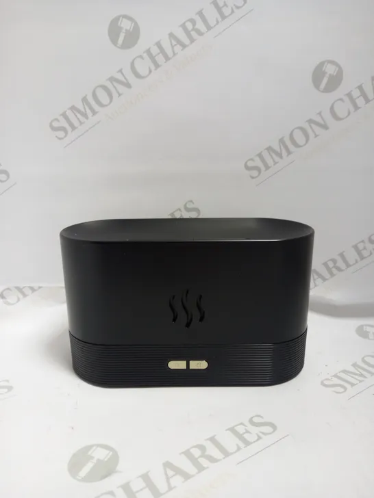 COLORFUL FLAME AIR AROMA DIFFUSER HUMIDIFIER IN BLACK