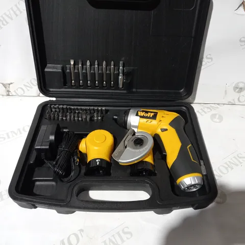 WOLF MULTI HEAD CORDLESS 3.6V LITHIUM ION SCREWDRIVER