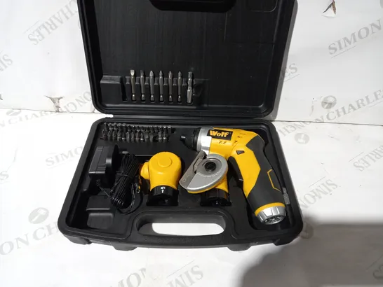 WOLF MULTI HEAD CORDLESS 3.6V LITHIUM ION SCREWDRIVER