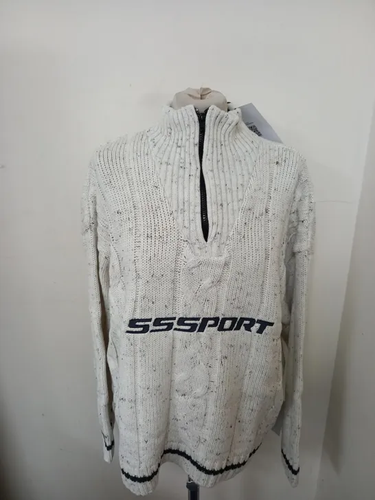 SISTER AND SEEKERS SSSPORT LIFESTYLE KNIT JUMPER SIZE S