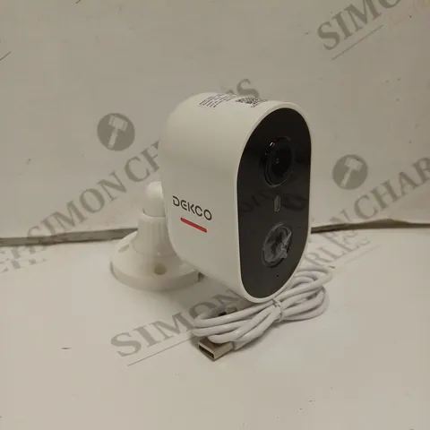 BOXED DEKCO DC6L RECHARGEABLE BATTERY POWERED SECURITY CAMERA. 