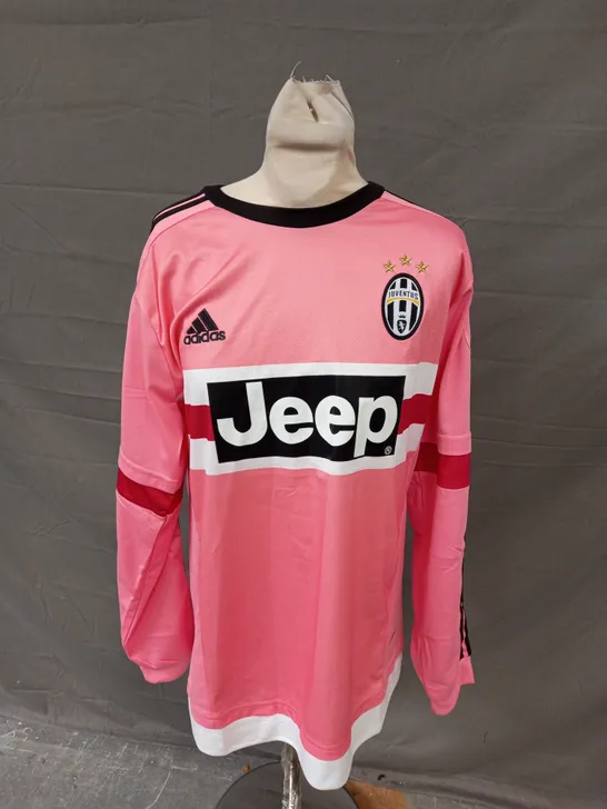 ADIDAS JUVENTUS LONG SLEEVE SHIRT - UK LARGE