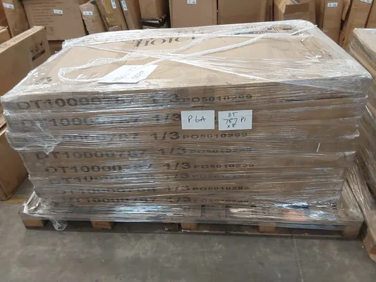 PALLET OF ASSORTED INCOMPLETE DINING TABLE PARTS // BOXES 1 OF 3 ONLY 