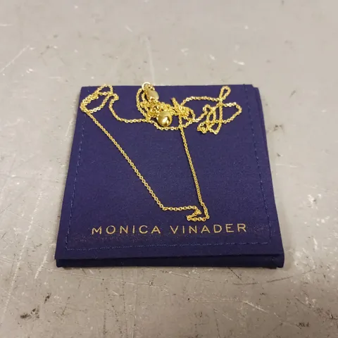 MONICA VINADER MINIATURE CHAIN LINK NECKLACE 